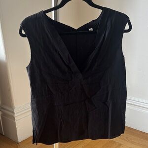 Vince Black Sleeveless Top